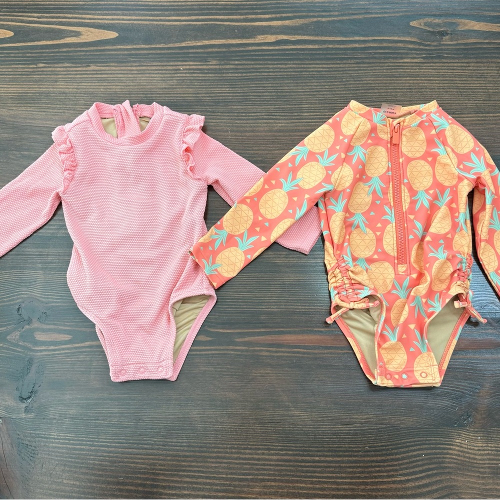 2 One Piece Rashguard Swimsuit for Baby